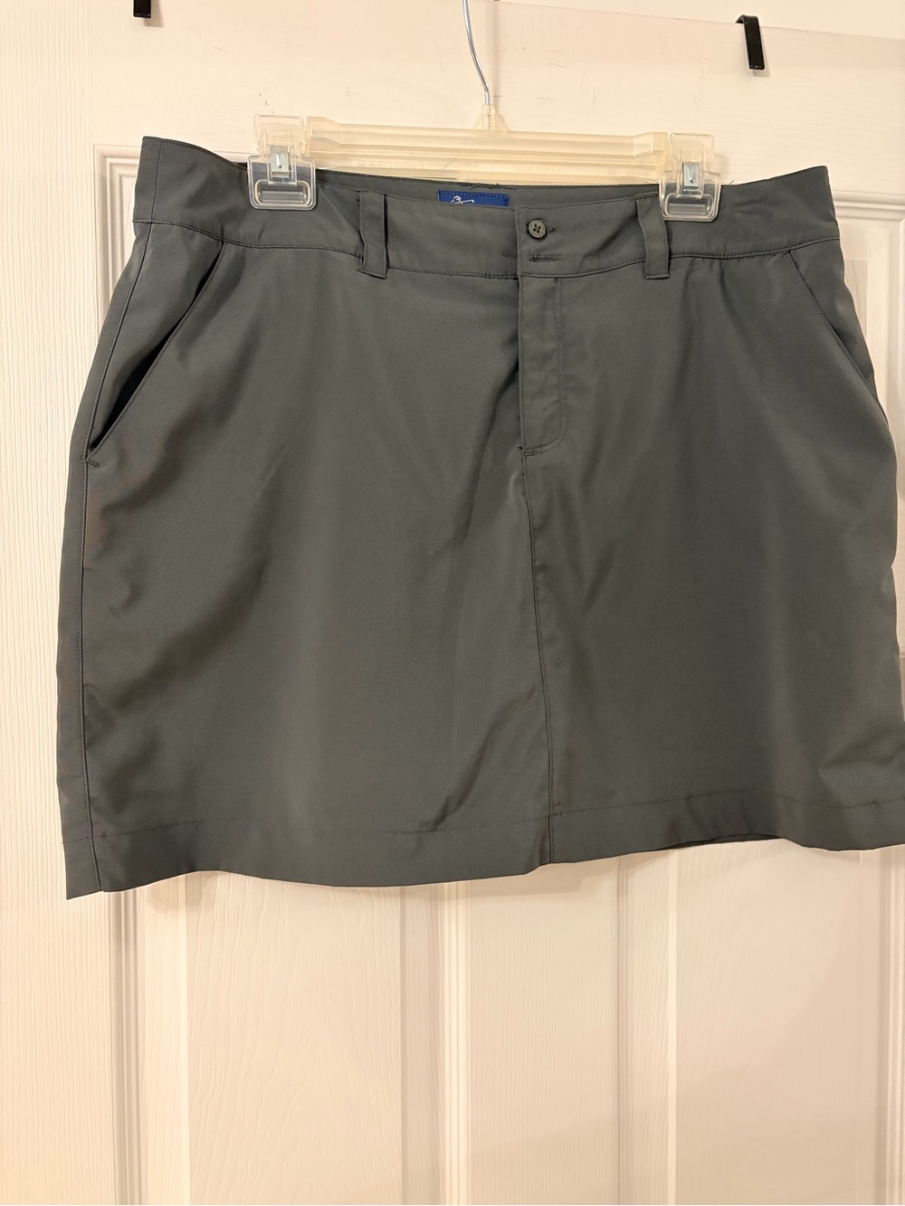 Women’s Gray Active Skort with Belt Loops